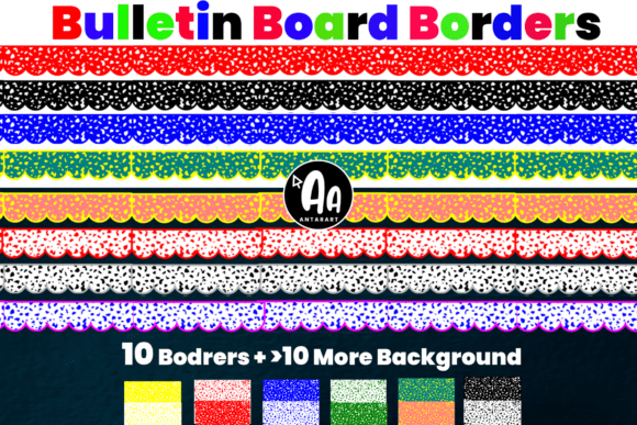 Bulletin Board Borders: Composition Book Graphics for PreK
