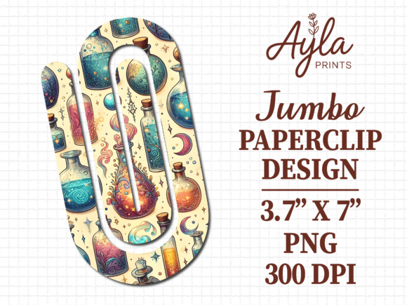 Science Lab Beaker Fun Jumbo Paperclip Graphics